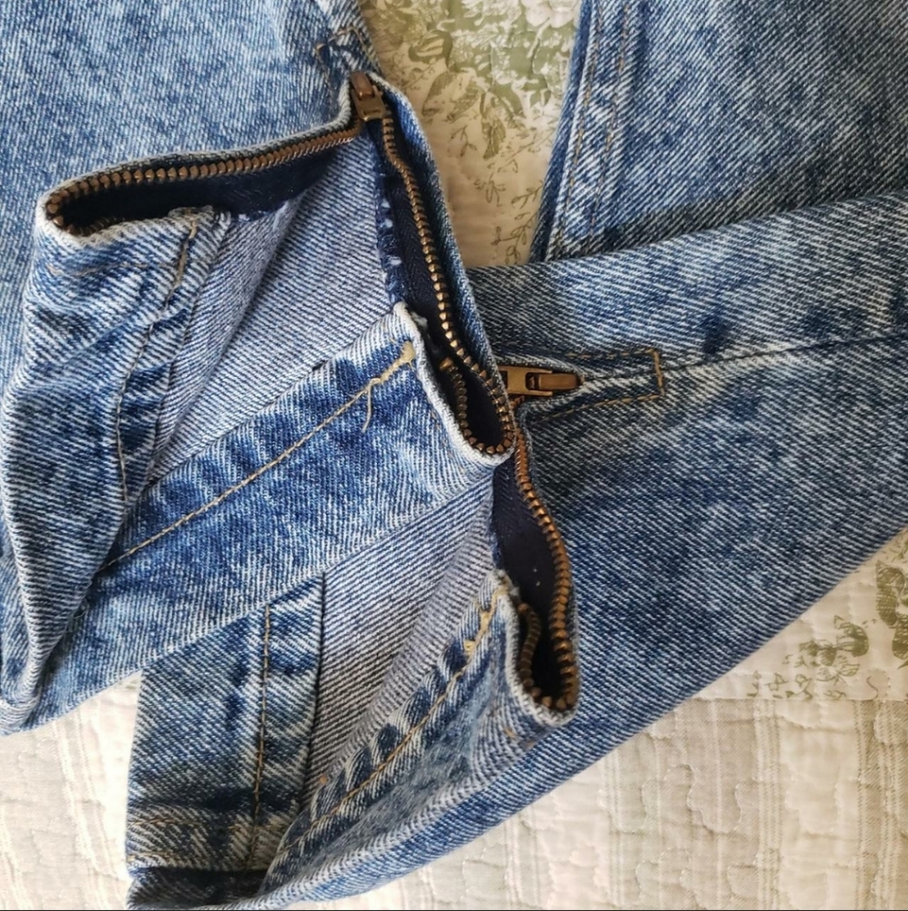 GEORGES MARCIANO For GUESS Vintage Made in USA Size 29 Acid Wash Mom Jeans - Picture 5 of 8